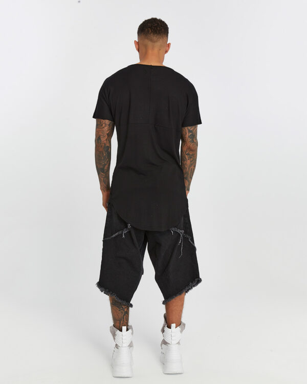 Long Back Front Slit Men's T-shirt