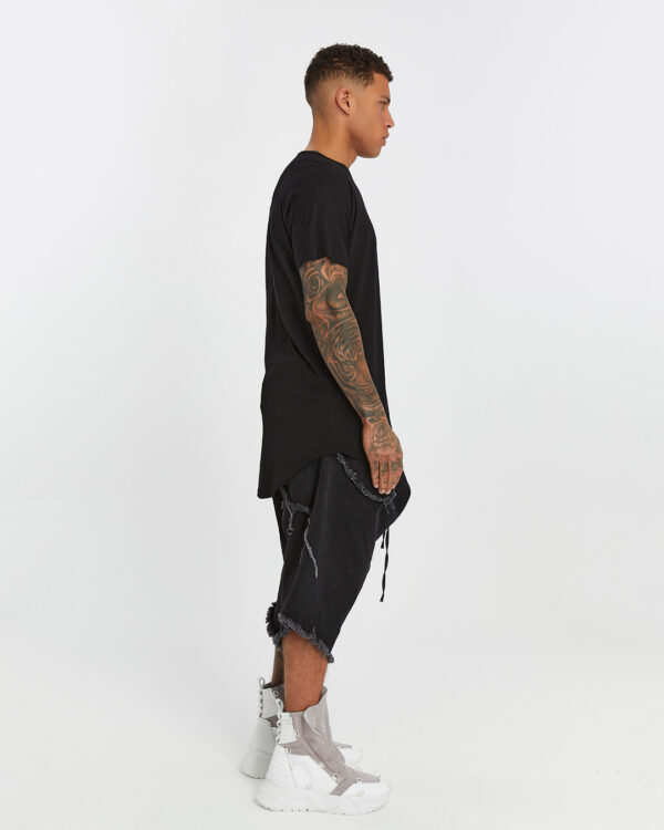 Long Back Front Slit Men's T-shirt