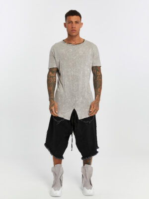 Long Back Front Slit Men's T-shirt