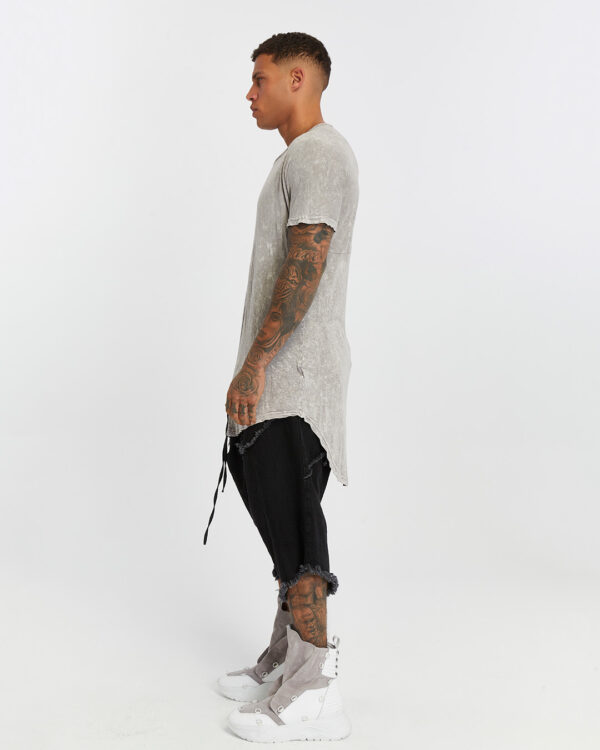 Long Back Front Slit Men's T-shirt