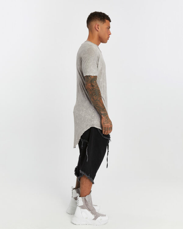 Long Back Front Slit Men's T-shirt