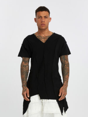 Multi-Piece Asymmetric Men's T-shirt
