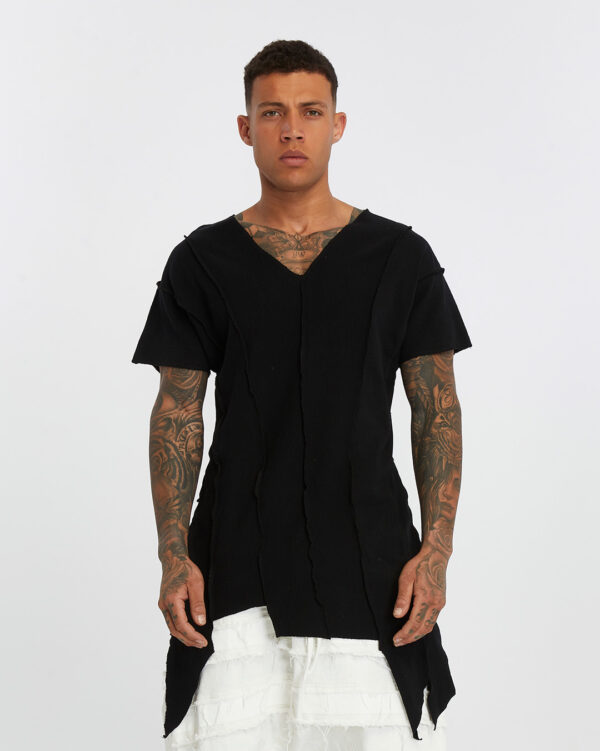 Multi-Piece Asymmetric Men's T-shirt