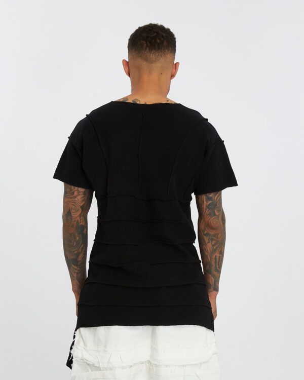 Multi-Piece Asymmetric Men's T-shirt