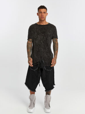 Long Back Front Slit Men's T-shirt