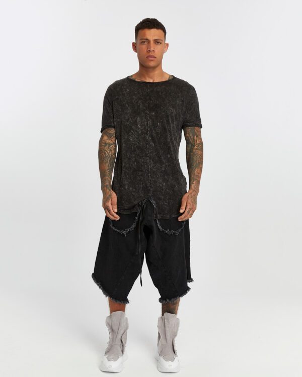 Long Back Front Slit Men's T-shirt
