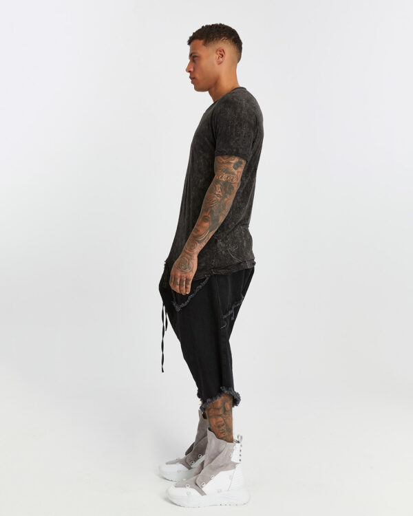 Long Back Front Slit Men's T-shirt