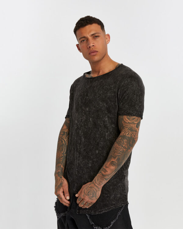 Long Back Front Slit Men's T-shirt