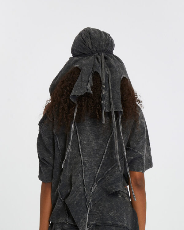 Ribbed Asymmetrical Women's T-Shirt