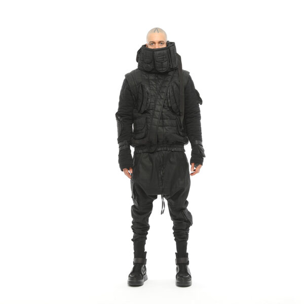 Multi Pocket Men Short Coat