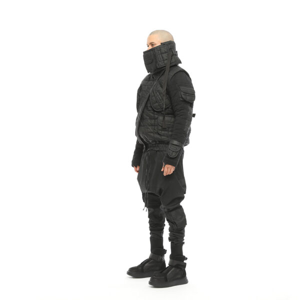 Multi Pocket Men Short Coat